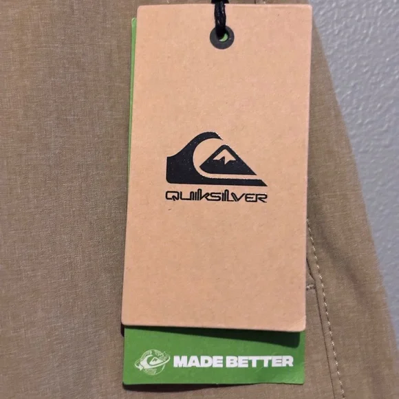 NWT Men’s Quiksilver Khaki Amphibian Walkshorts - Picture 4 of 11